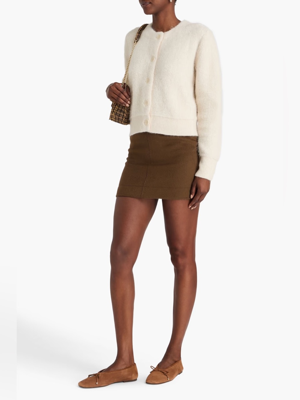 *Flawed Sandro Boucle Knit Cardigan (0035)
